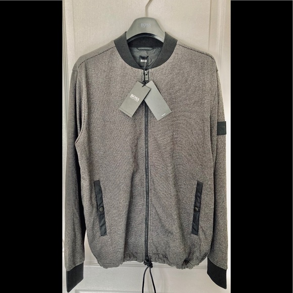 🆕🖤🖤BOSS-HUGO BOSS DRESSY BOMBER🖤🖤🆕 - Picture 9 of 16
